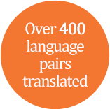 Angel Translation Agency professional provide over 400 language pairs translated
